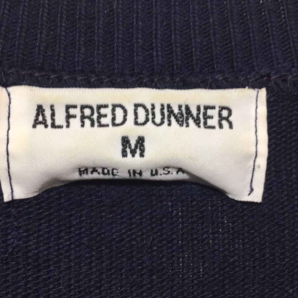 Alfred dinner navy blue medium button cardigan - Picture 2 of 6